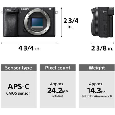 Sony a6400 Mirrorless Camera - Image 3
