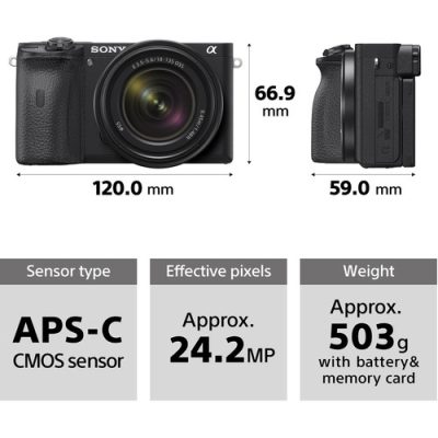Sony a6600 Mirrorless Camera with 18-135mm f/3.5-5.6 Lens - Image 2