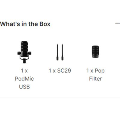 RODE PodMic USB and XLR Dynamic Broadcast Microphone - Image 2