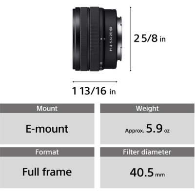 Sony FE 28-60mm f/4-5.6 Lens - Image 3