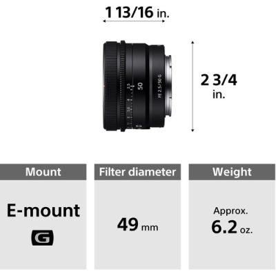 Sony FE 50mm f/2.5 G Lens - Image 2