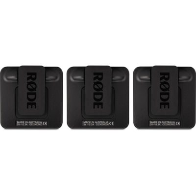 RODE Wireless GO II 2-Person Compact Digital Wireless Microphone System/Recorder (2.4 GHz, Black) - Image 3