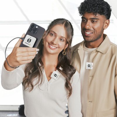 For Interviews, Vlogs & Podcasts
Clip-On Transmitter/Mic with 3.5mm Jack
Dual-Channel Receiver with Built-In Mic
Easy Setup, Intelligent GainAssist
Includes Cables for Camera/Mobile Device
7-Hr Rechargeable Batteries + USB Power
Powerful Features/Customization via App
328' Line-of-Sight Range
Includes 2 Transmitters
Includes 3 Furry Windscreens - Image 4