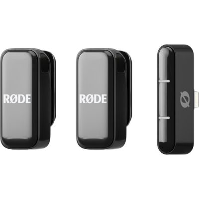 RODE Wireless Micro 2-Person Ultracompact Wireless Microphone System with USB-C Connector (2.4 GHz, Black) - Image 2